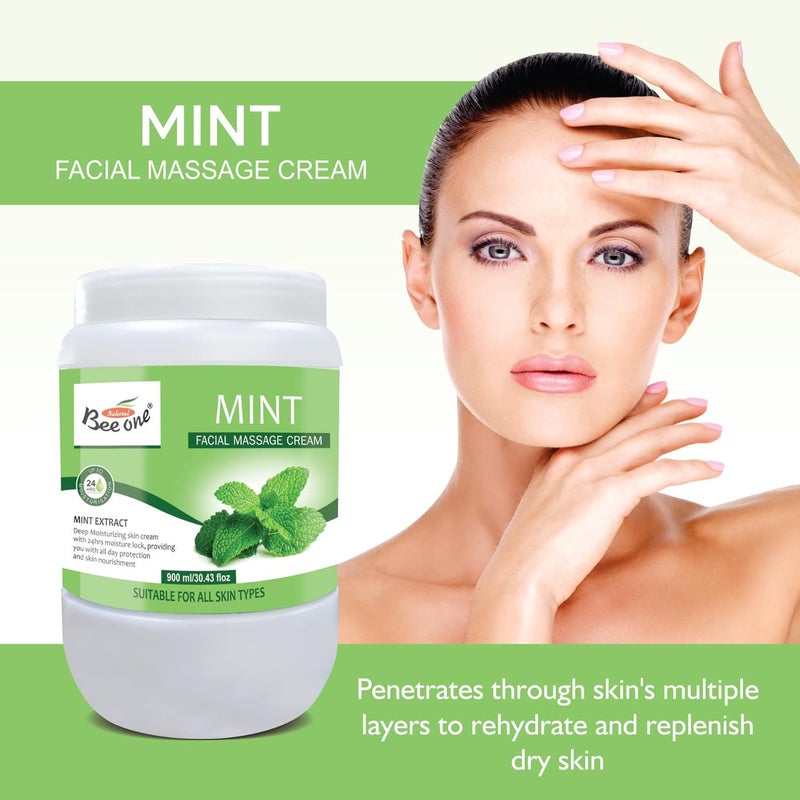 BEEONE Mint Massage Cream 900 ML - Image 3