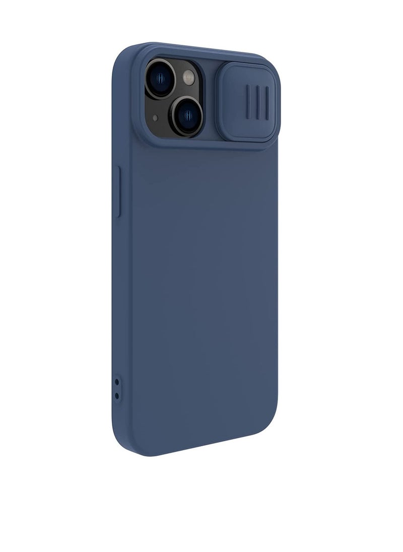Nillkin - CamShield Silky Silicone Case For iphone 14 - Blue - Image 1