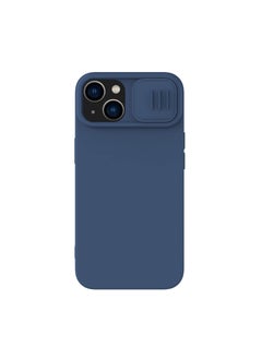 CamShield Silky Silicone Case For iphone 14 - Blue