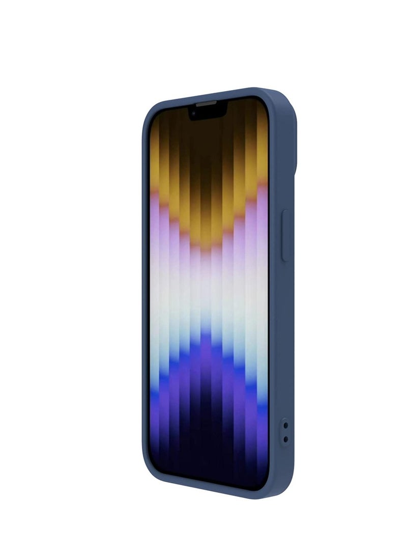Nillkin - CamShield Silky Silicone Case For iphone 14 - Blue - Image 1
