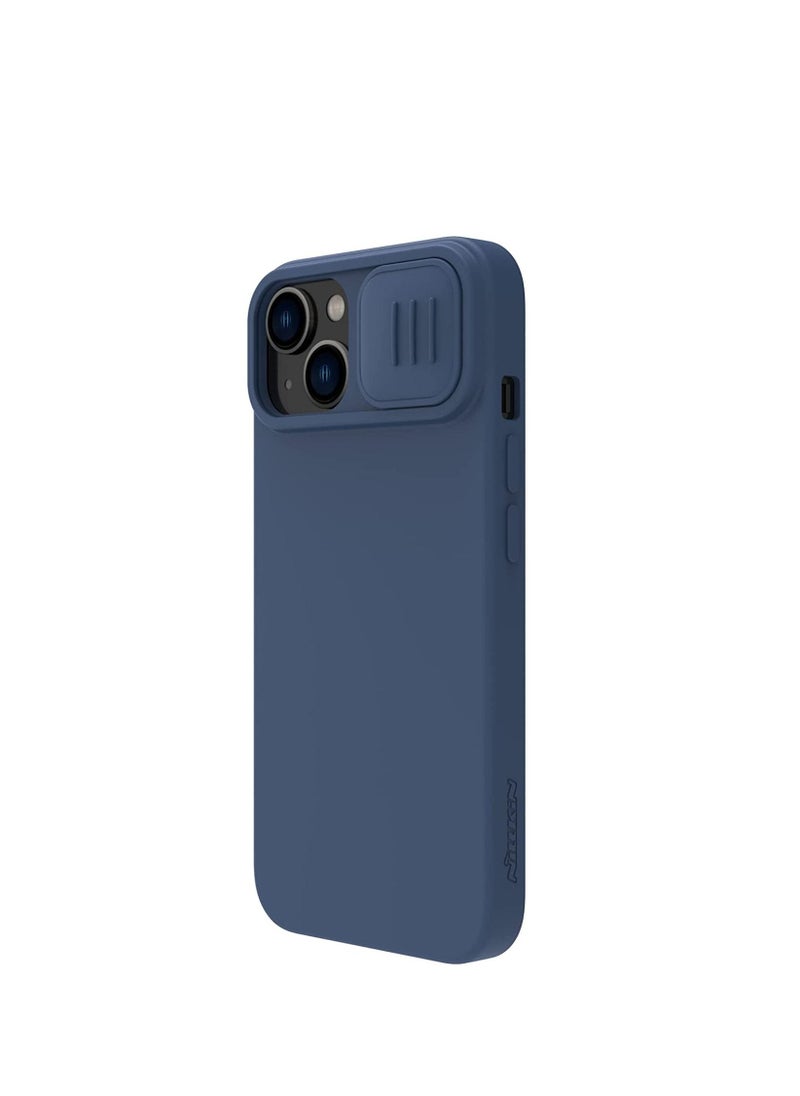 Nillkin - CamShield Silky Silicone Case For iphone 14 - Blue - Image 1