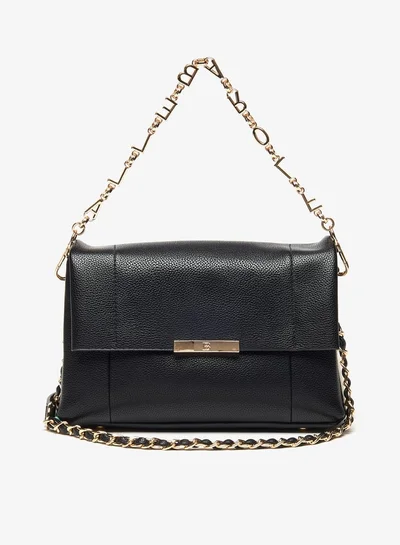 فلورا بيلا من شو إكسبرس Women's Solid Shoulder Bag with Detachable Chain Straps and Flap Closure