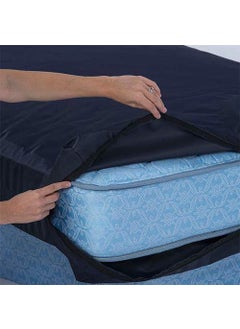 NORTH FIELD North Field Waterproof Plastic Mattress Protection Sheet for Baby and Adult Poly Plastic Rubber Double Bed Sheet Double BedKing Size 72 x 75 Inch Black  - Image 5