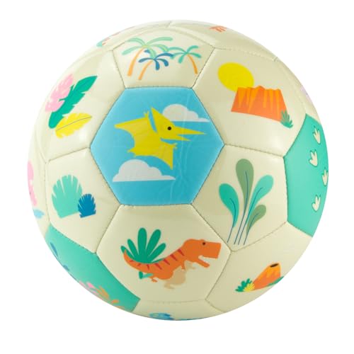 Daball Kid and Toddler Soccer Ball - Size 3 Pump Included (Dino Land) - Image 2