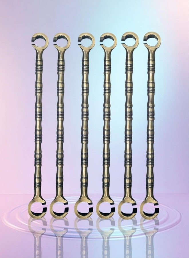 Nooks Stainless Steel Decorative Brass Swing Chain, 12 inch (16MM), Antique Gold Finish, Traditional Jhula Hardware (Pack of 8) (8) - Image 4