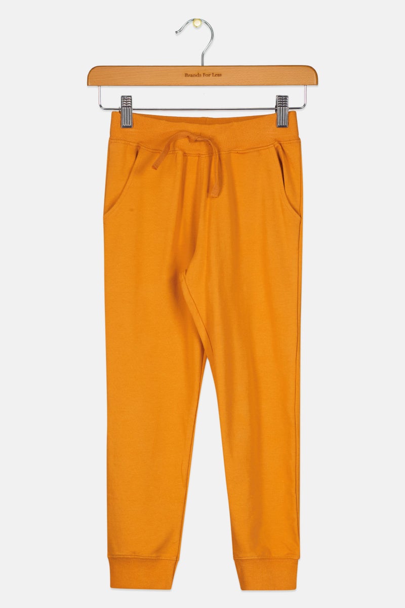 NAME IT سروال جوجر للأطفال الأولاد، بني - Image 2