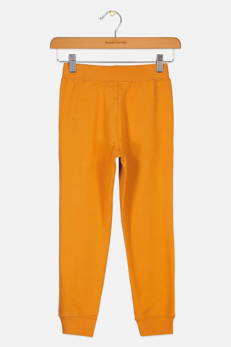 NAME IT سروال جوجر للأطفال الأولاد، بني - Image 3