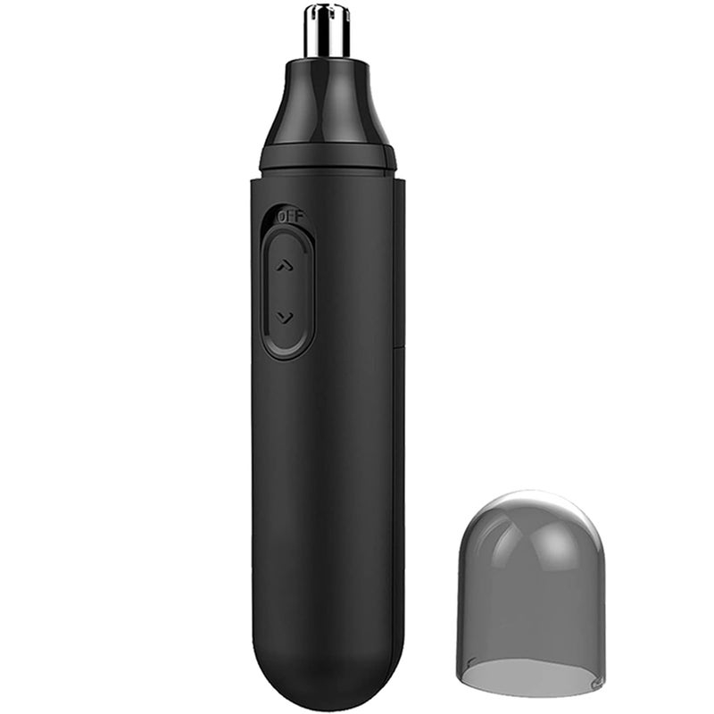 Upgraded Nose and Ear Hair Trimmer Professional Painless Nose Hair Remover for Men and Women Electric Highspeed Rotating Waterproof Stainless Steel Nose Hair TrimmerBlack