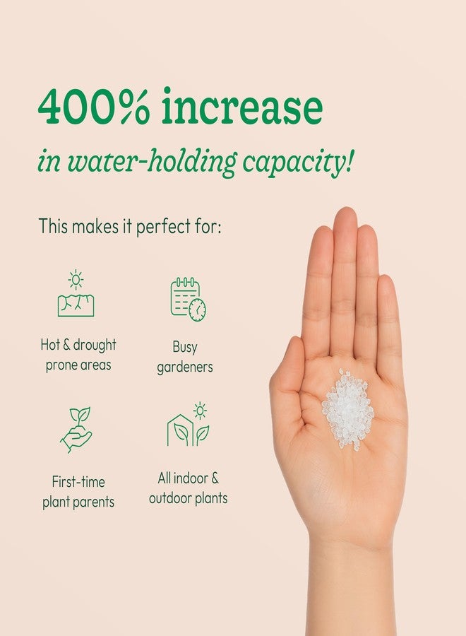 Ugaoo Water Storing Crystals for Plants, Self-Watering Granules, Hydrogel for Plants, Water Retaining Super Absorbent Polymer for Soil Mixing & Hydroponics Gardening (250 gm) - Image 3