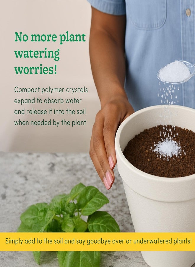 Ugaoo Water Storing Crystals for Plants, Self-Watering Granules, Hydrogel for Plants, Water Retaining Super Absorbent Polymer for Soil Mixing & Hydroponics Gardening (250 gm) - Image 2