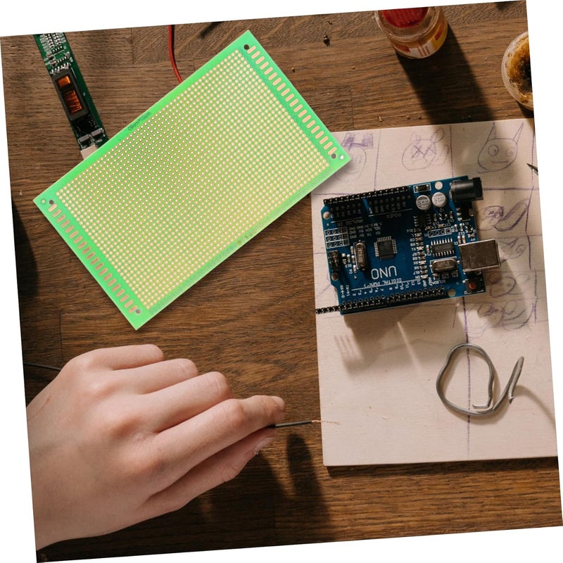 Hemobllo 5pcs Circuit Board Kit for Soldering Projects Single Sided Pcb Board Prototyping for Electronics Experimentation and Assembly - Image 3
