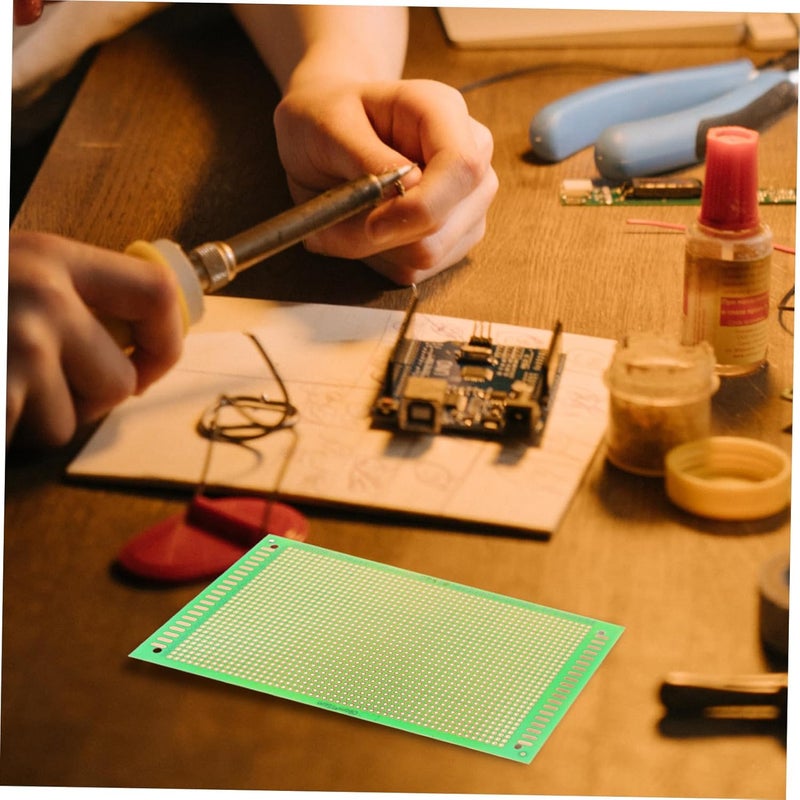 Hemobllo 5pcs Circuit Board Kit for Soldering Projects Single Sided Pcb Board Prototyping for Electronics Experimentation and Assembly - Image 2
