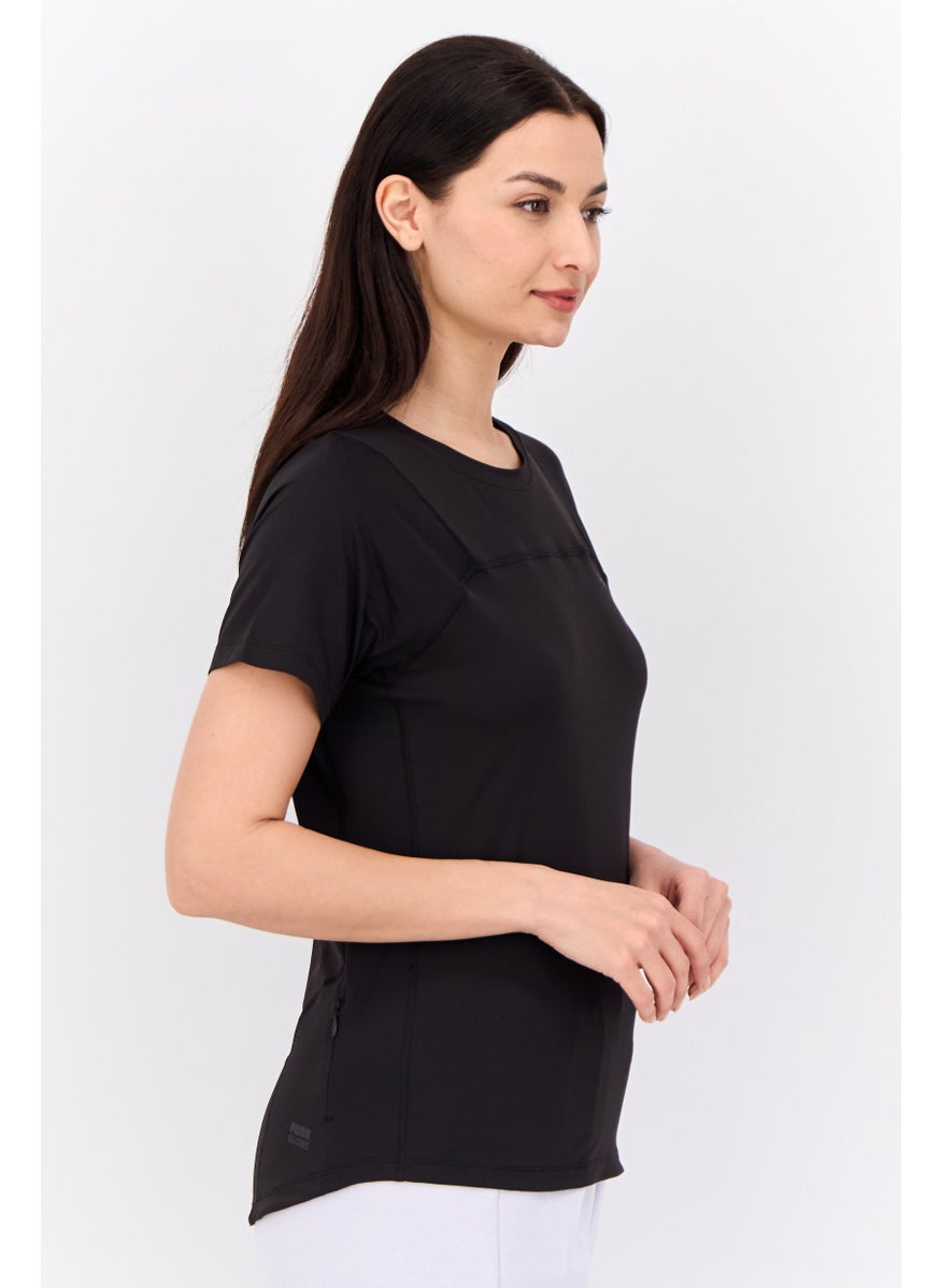 PUMA Women Sportswear Fit Short Sleeves Training Top, Black  - Image 2