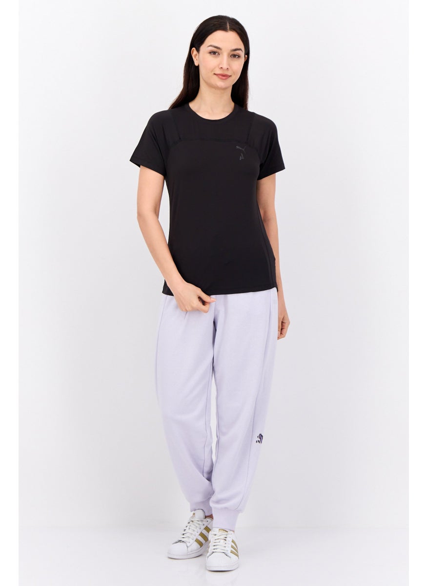 PUMA Women Sportswear Fit Short Sleeves Training Top, Black  - Image 4