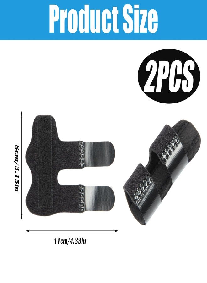 NUDFSY 2Pcs Finger Splint, Thumb Support For Pain Relief, Finger Protector Support For Basketball Player Volleyball Player, Athletes, Splint For Finger Pain Relief - Image 2