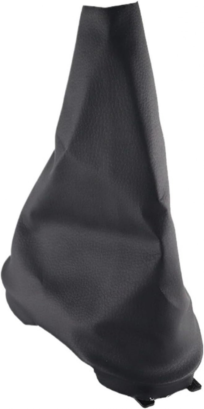 Gear Shift Knob Boot Cover Gaiter Lever Shifter Handle Stick Leather Compatible With Renault Dacia Logan 1 I MK1 04-12 Lever Gaiter 5 Speed(Gear boot) - Image 1
