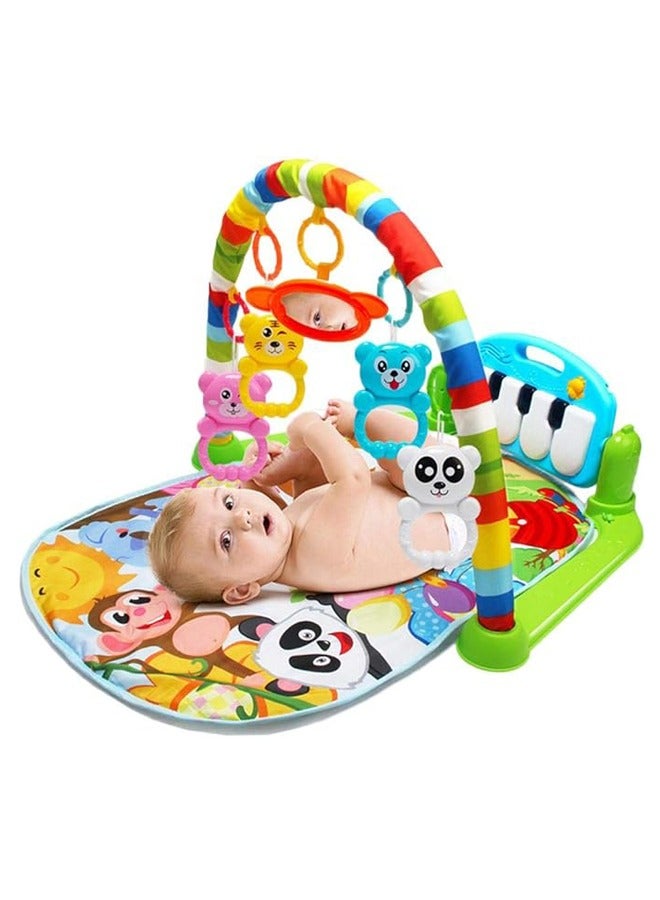 LO.BABY.VE Piano Activity Gym Play Mat， Floor Mat - Image 1