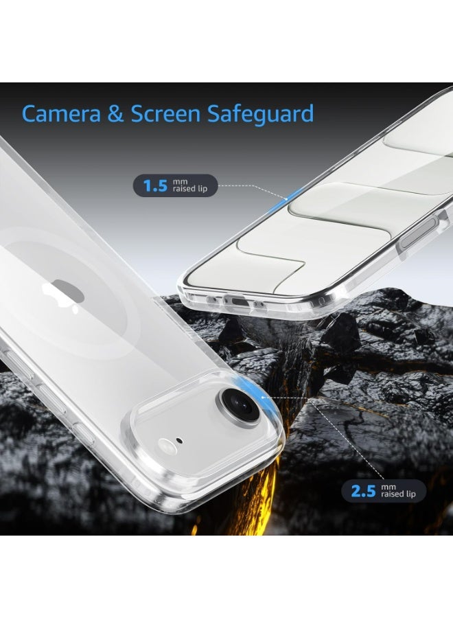 UMIXPRO Crystal Clear Case for iPhone 17 Air, MagSafe Compatible, Military-Grade Protection, Anti-Yellowing - Image 4