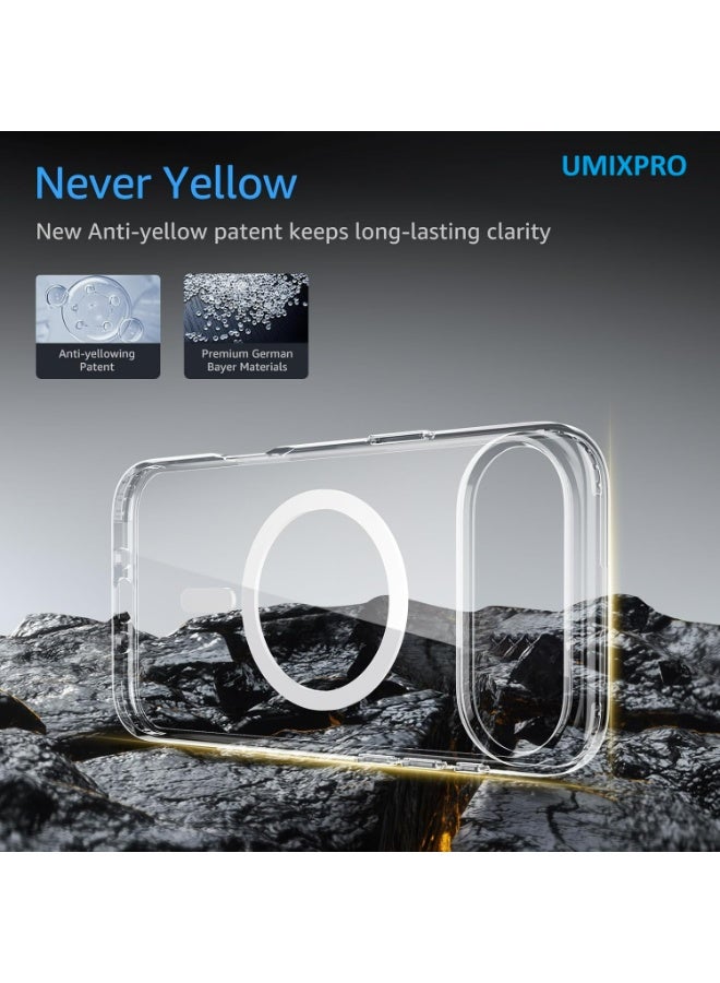 UMIXPRO Crystal Clear Case for iPhone 17 Air, MagSafe Compatible, Military-Grade Protection, Anti-Yellowing - Image 5