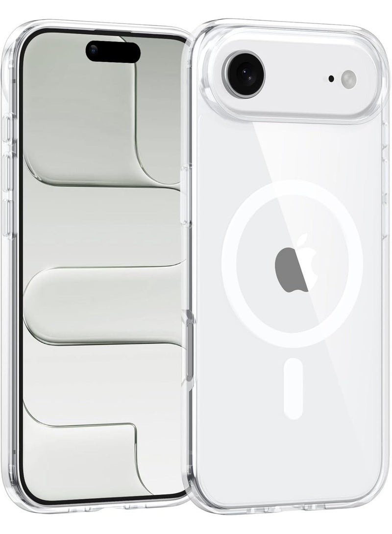 UMIXPRO Crystal Clear Case for iPhone 17 Air, MagSafe Compatible, Military-Grade Protection, Anti-Yellowing - Image 1