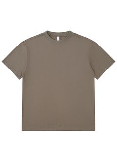 275g Heavyweight FOG Earth Tone Oversized Drop Shoulder Tee earth ash