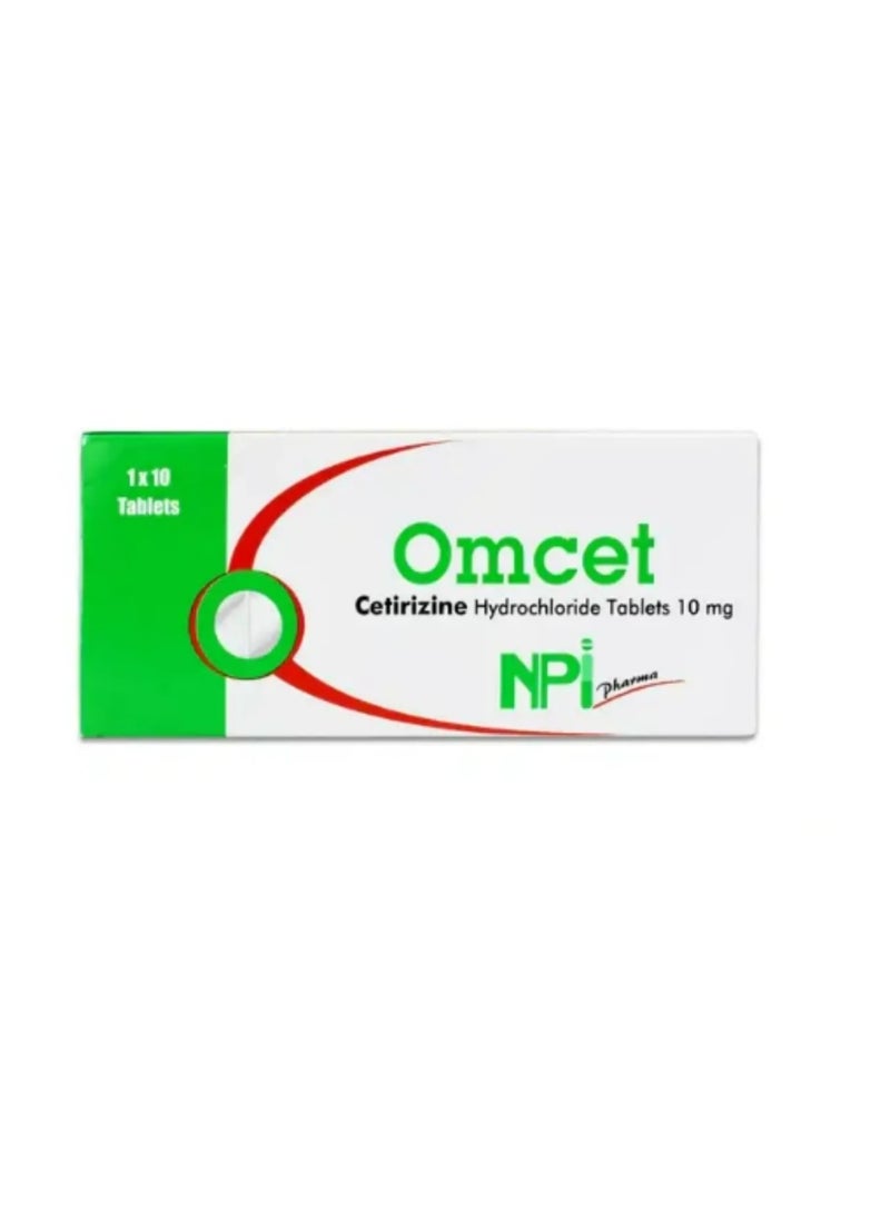Omcet 10 mg Tablets (28’s)