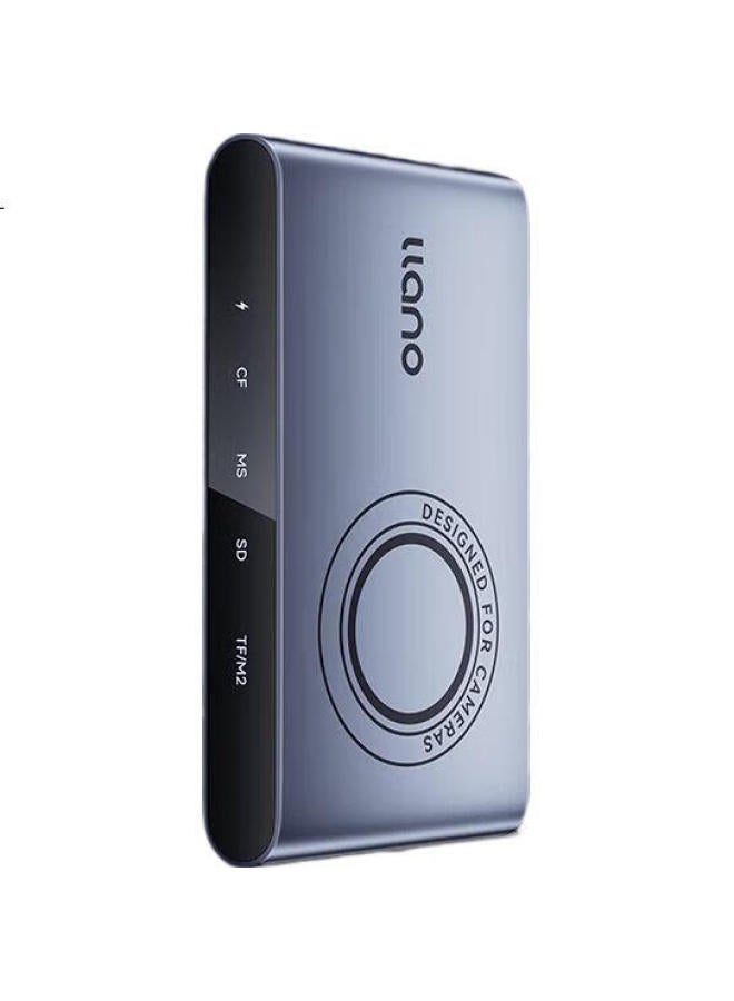 Llano Usb3.0/Type-C Card Reader Multi-Function 5-In-1 Card Reader Supports Sd/Tf/Cf/Ms/M2 For Dslr Cameras, Dash Cams, And Surveillance Memory Cards - Image 1