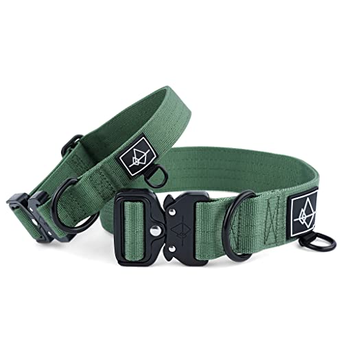 Roam Made to ROAM Premium Dog Collar - Adjustable Heavy Duty Nylon Collar with Quick-Release Metal Buckle (Oregon Haze, Classic Size 5) - Image 2