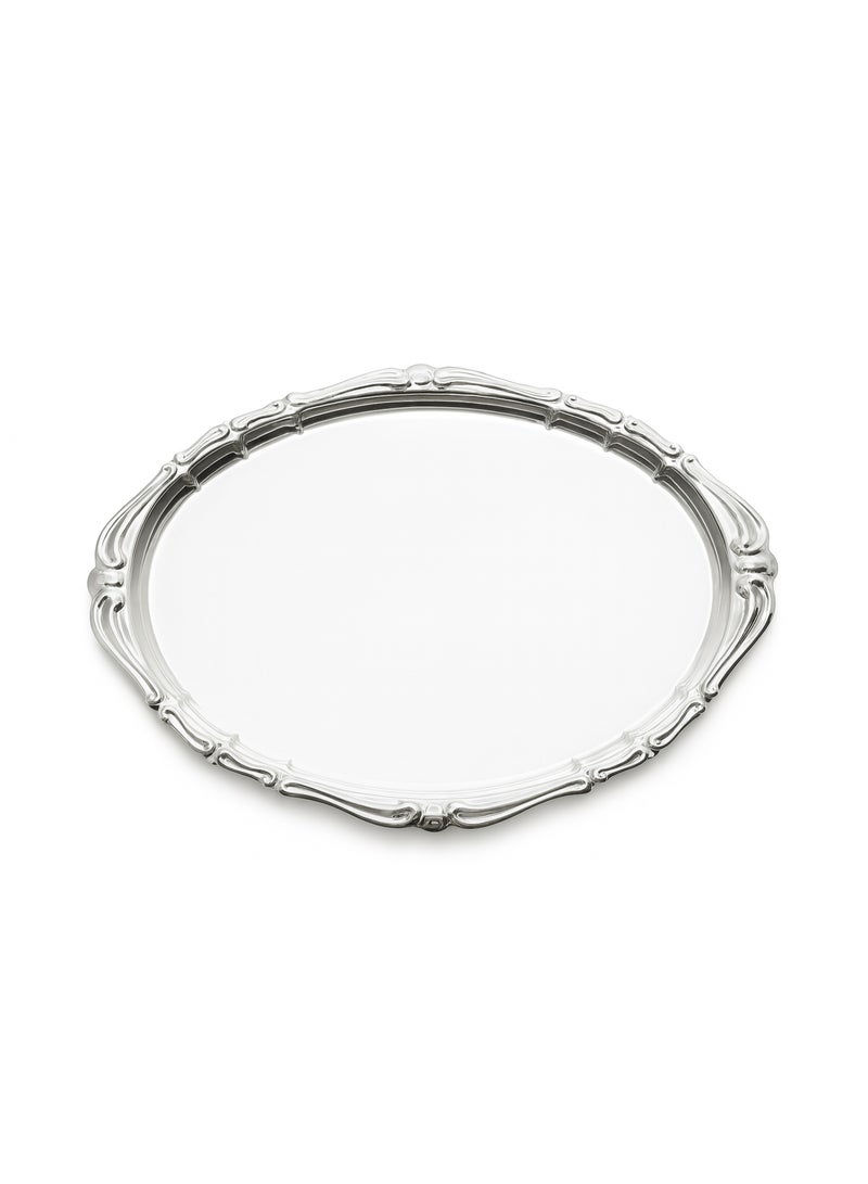 younesteel Oval Serving Tray 45x37cm - Image 1