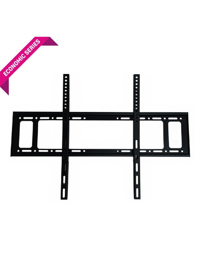 النجم الرئيسي حامل حائط ثابت للتلفزيون Prime Star PM 75FW لأجهزة التلفزيون LED/LCD/OLED/المنحنية مقاس 40-98 بوصة، رفيع ومنخفض، لون أسود غير لامع، يدعم حتى 65 كجم، بحد أقصى VESA 700x500 مم، متضمن مستوى الفقاعة - Image 1