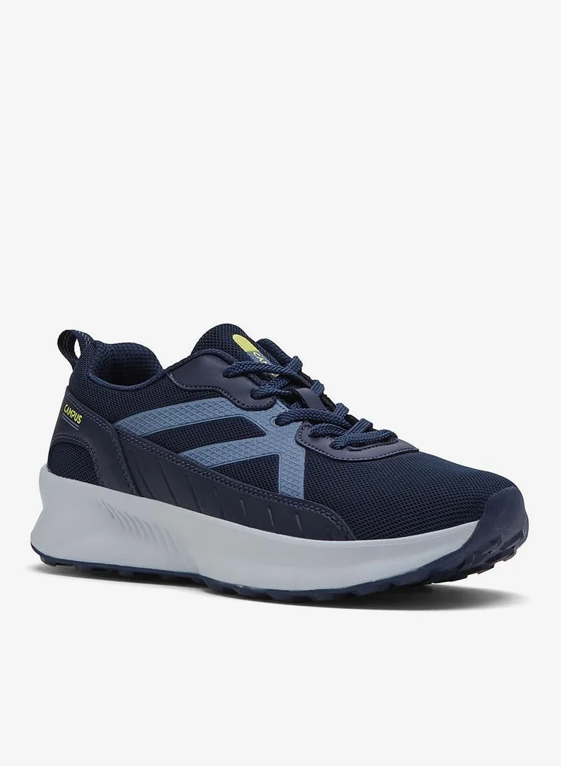 CAMPUS Men’s Sports Sneakers – Dynamic Dual Tone Design Shoes with Stylish Blue Contrast Detailing