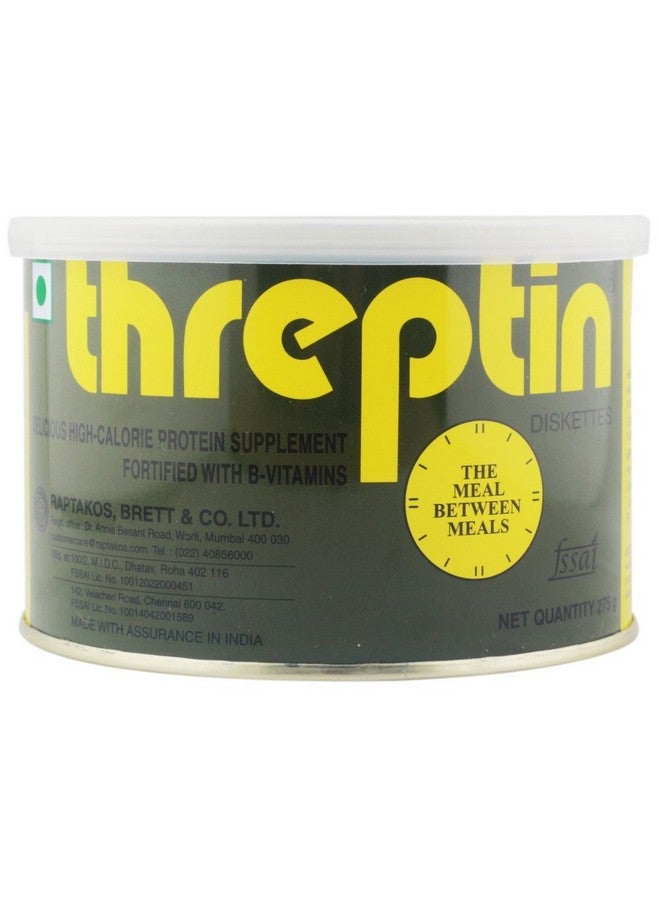 Threptin Protein Diskettes Protein Biscuit High Calorie Supplement Forfeited With B Vitamin Tin Regular 275 G - Image 2