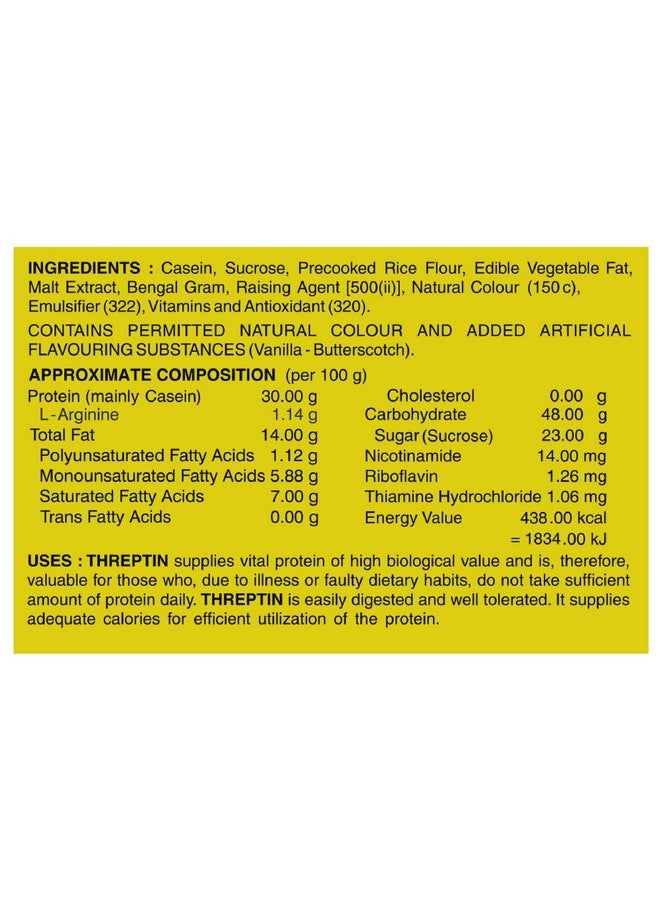 Threptin Protein Diskettes Protein Biscuit High Calorie Supplement Forfeited With B Vitamin Tin Regular 275 G - Image 5