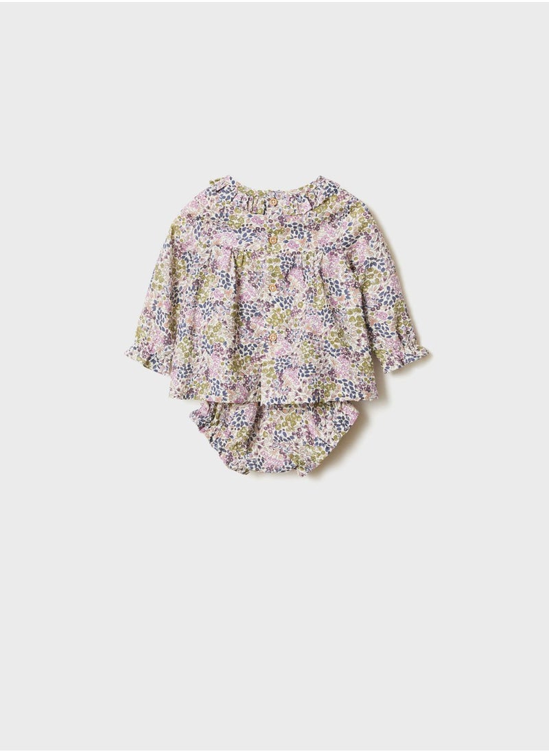 MANGO - Infant Floral Print Dress - Image 1