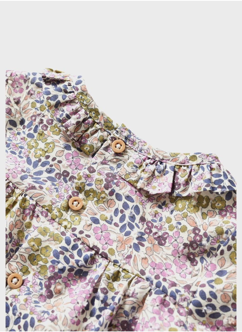 MANGO - Infant Floral Print Dress - Image 1