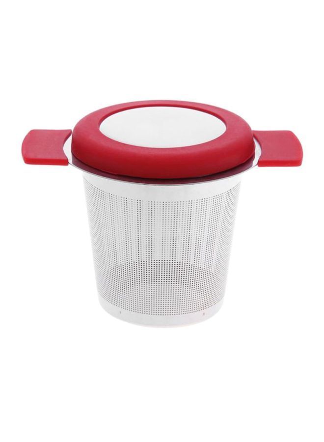 NIBEMINENT Tea Filter White/Red 7.3x4.5cm - Image 1