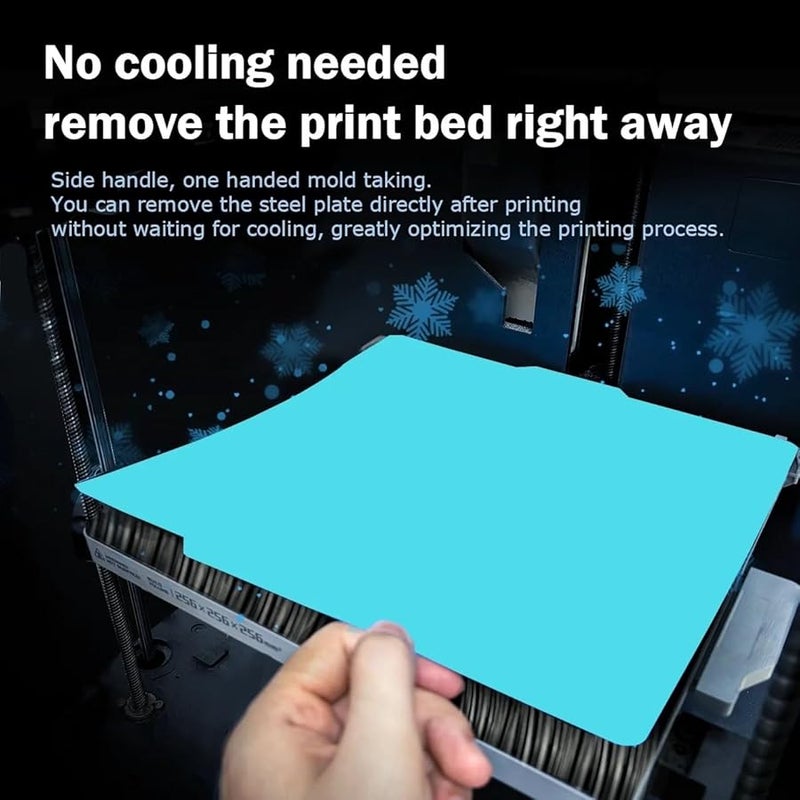 Cold Build Plate For Anycubic Kobra S1 Strong Adhesion Low Temp PLA PETG Printing - Image 5