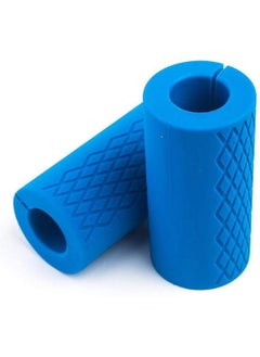 Shopoflux Silicon Gym Dumbbell And Barbell Grips|Fat Bar Grip Fit Standard Barbell, Dumbell Handles, Bicep, Pull Up Bar, Rope Grips For Weight Lifting Fitness Training (Pack Of 2)  - Image 1