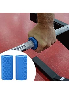 Shopoflux Silicon Gym Dumbbell And Barbell Grips|Fat Bar Grip Fit Standard Barbell, Dumbell Handles, Bicep, Pull Up Bar, Rope Grips For Weight Lifting Fitness Training (Pack Of 2)  - Image 4