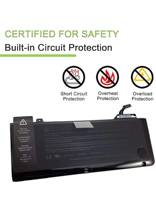 Replacement Laptop Battery 10.95V 63.5Wh 6000mAh for MacBook Pro 13" A1322 A1278 (Mid 2009 - 2012) Unibody Models - Image 3