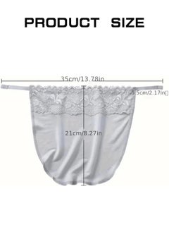 ShebSheb 4PCS Anti-Peep Lace Camisole Cleavage Cover Bra Insert,Detachable Breast Cover for Women  - Image 4