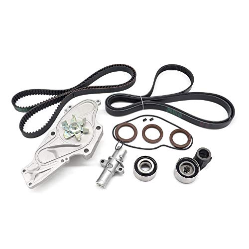 Timing Belt and Water Pump Kit Timing Belt Kit for 0318 Honda Accord Pilot Odyssey Ridgeline Acura TL V6 Engine Rca 14400RCAA01