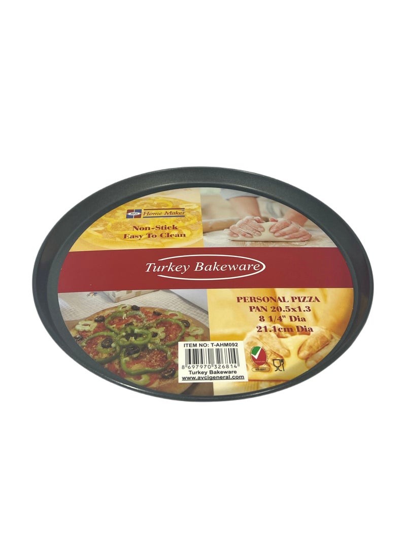 Homemaker Non-Stick Personal Pizza Pan 20.5Cm X 1.3Cm - Black  - Image 1