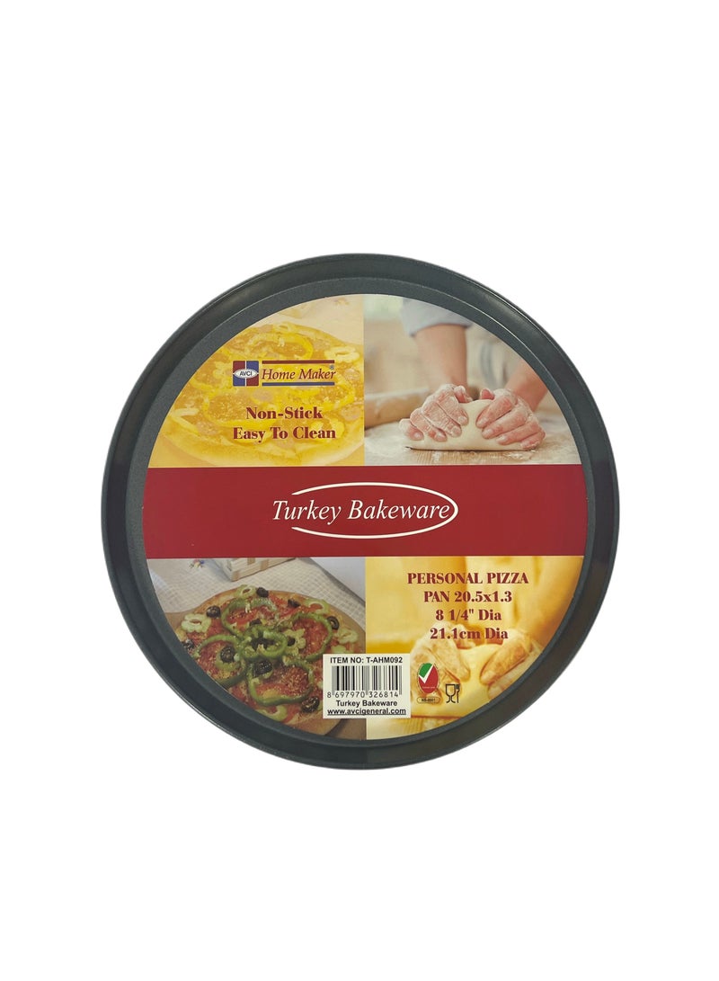 Homemaker Non-Stick Personal Pizza Pan 20.5Cm X 1.3Cm - Black  - Image 2