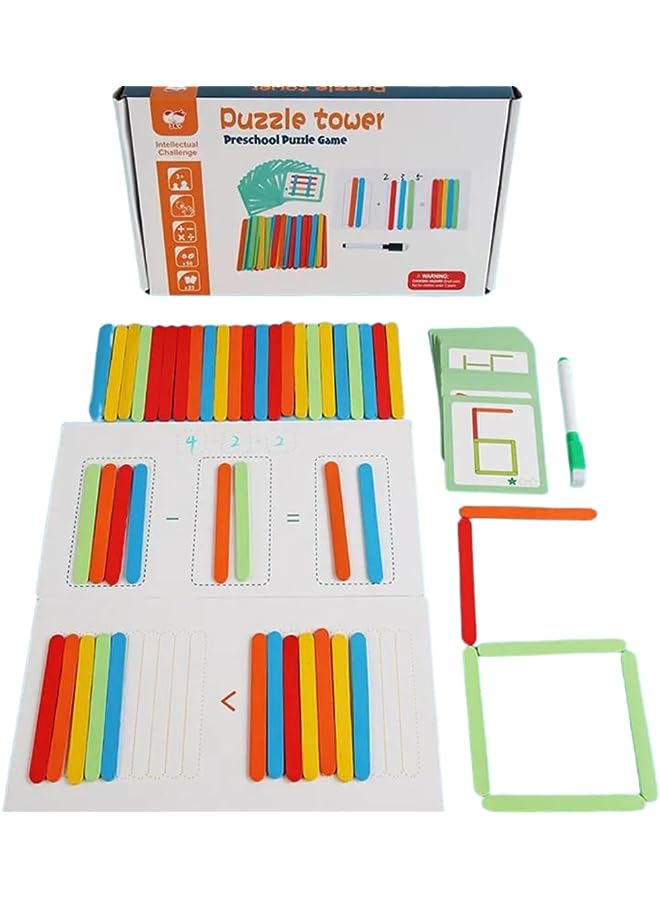 vesus and Shapes Learning Tower: The Ultimate Wooden Educational Toy for Early Learning, Montessori,and Gift Giving - Image 1