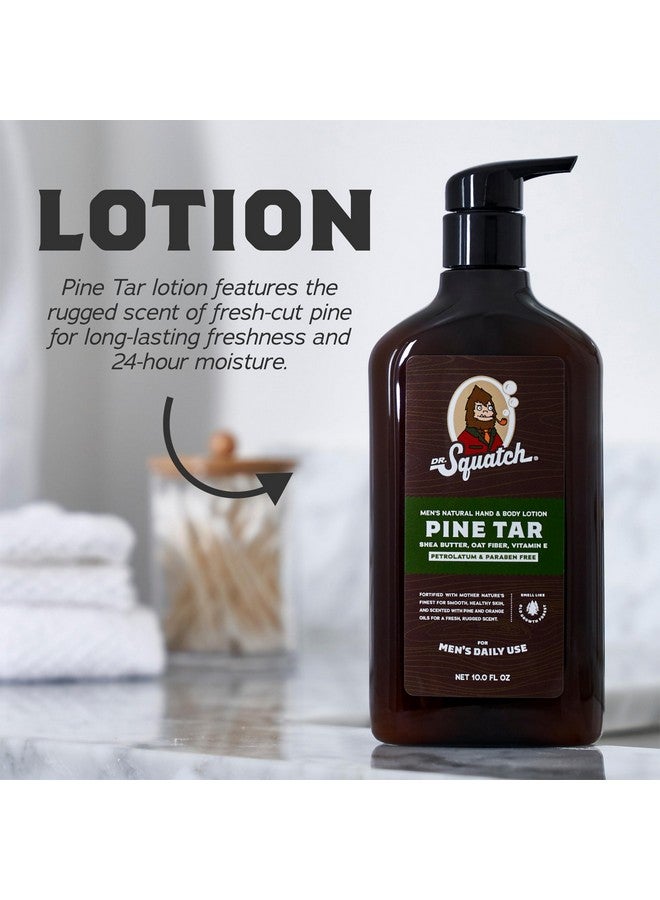 Dr. Squatch Men's Natural Lotion Non-Greasy Men's Lotion - 24-hour moisturization hand and body lotion - Made with Shea Butter, Coconut Oil, and Vitamin E - Pine Tar (2 Pack) - Image 4
