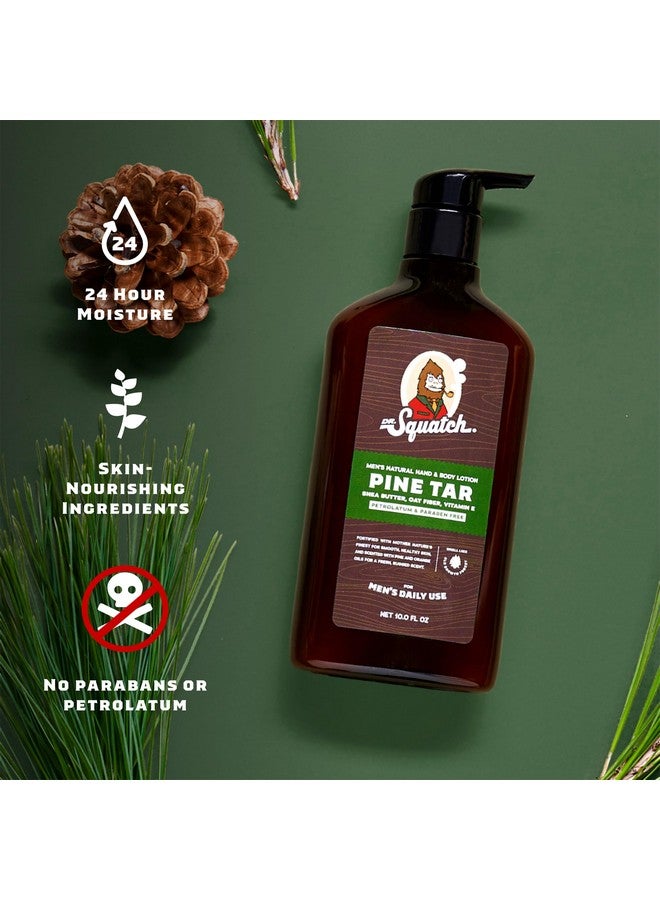 Dr. Squatch Men's Natural Lotion Non-Greasy Men's Lotion - 24-hour moisturization hand and body lotion - Made with Shea Butter, Coconut Oil, and Vitamin E - Pine Tar (2 Pack) - Image 3
