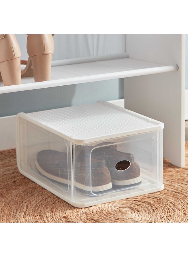 Home Box Saga Stackable Shoe Box 33 x 17 x 26 cm - Image 1