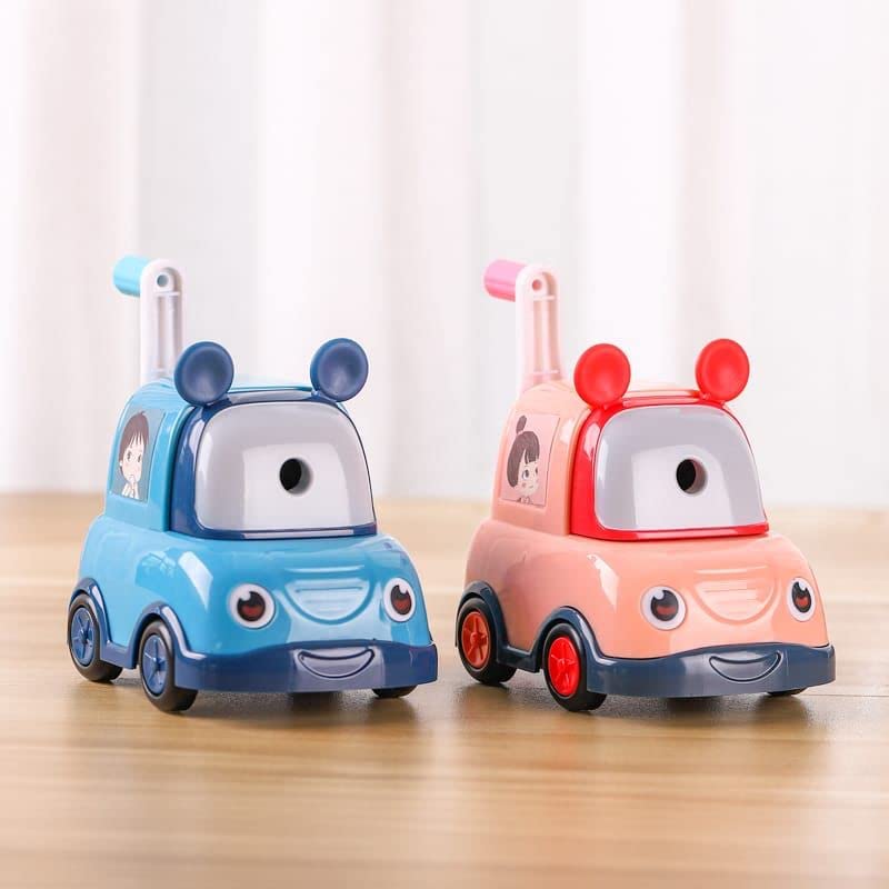 Mayatra's Cartoon Car Pencil Sharpener, Table Sharpener Machine, with Multicolor. - Image 2