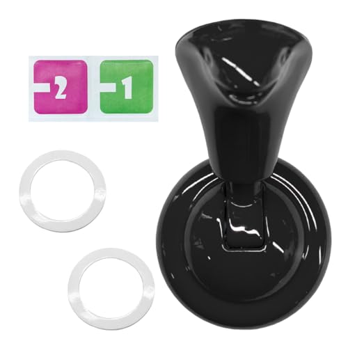 YoRise Car Push Start Button Cover Metal Engine Start Stop Button Cover Cool Car Ignition Buttons Rocker Covers Universal Vehicle Interior Decoration Accessories for Cars Black - Image 1